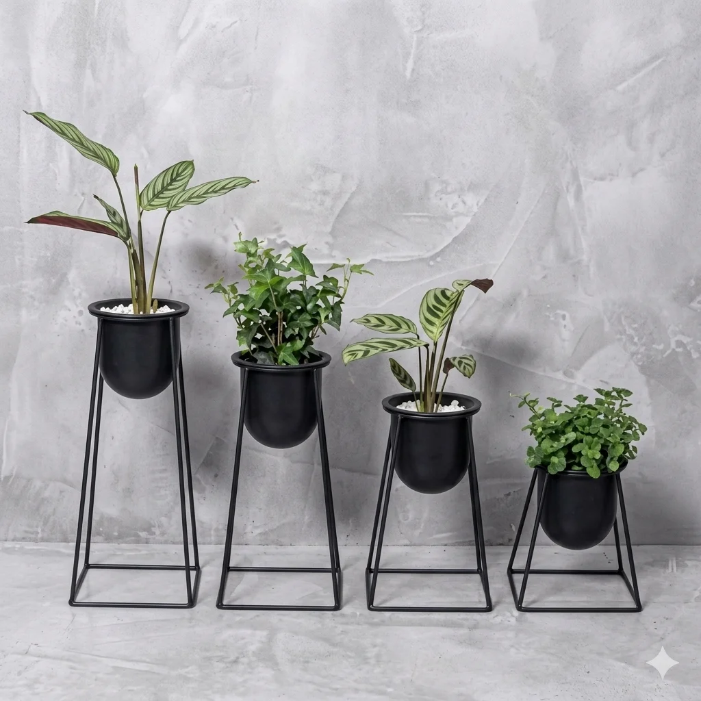 AeroNest 4-Piece Nesting Plant Stand Set