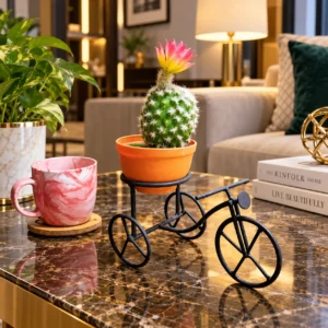 Mini Metal Tricycle Plant Stand